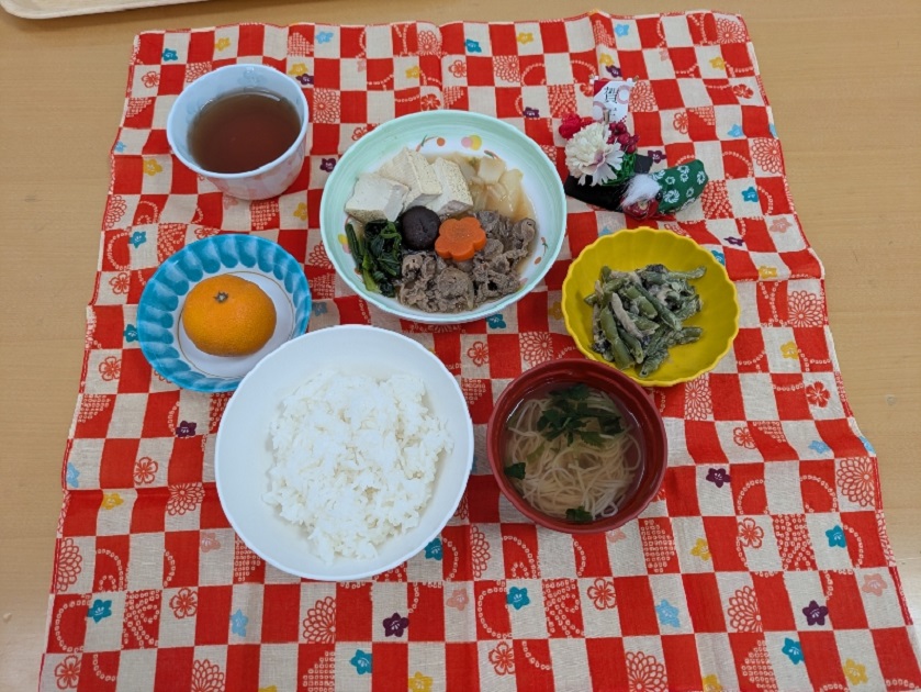 1月2日 すき焼き御膳 1月2日 すき焼き御膳